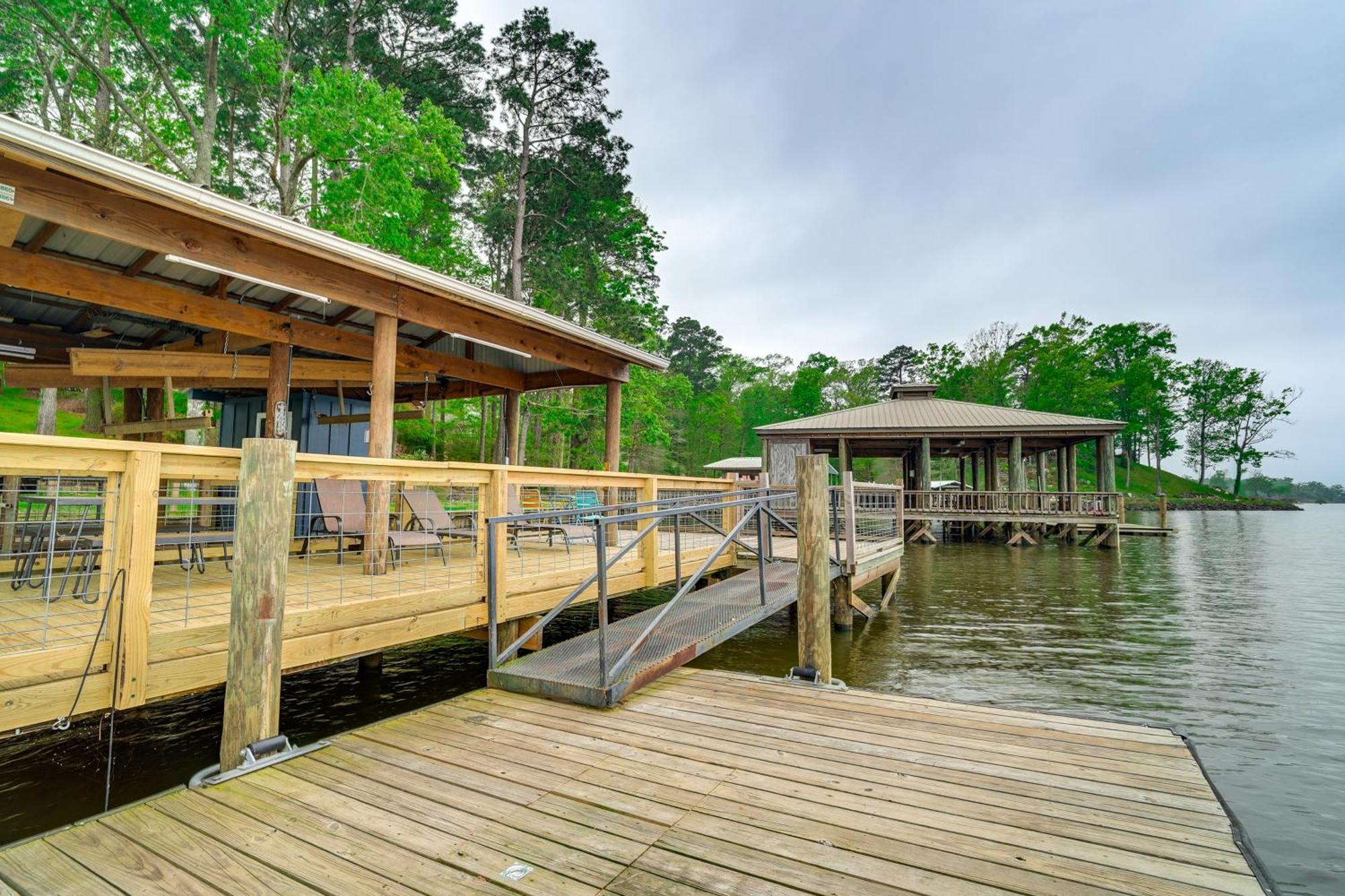 Villa Waterfront House On Toledo Bend With Private Dock! Alliance Esterno foto