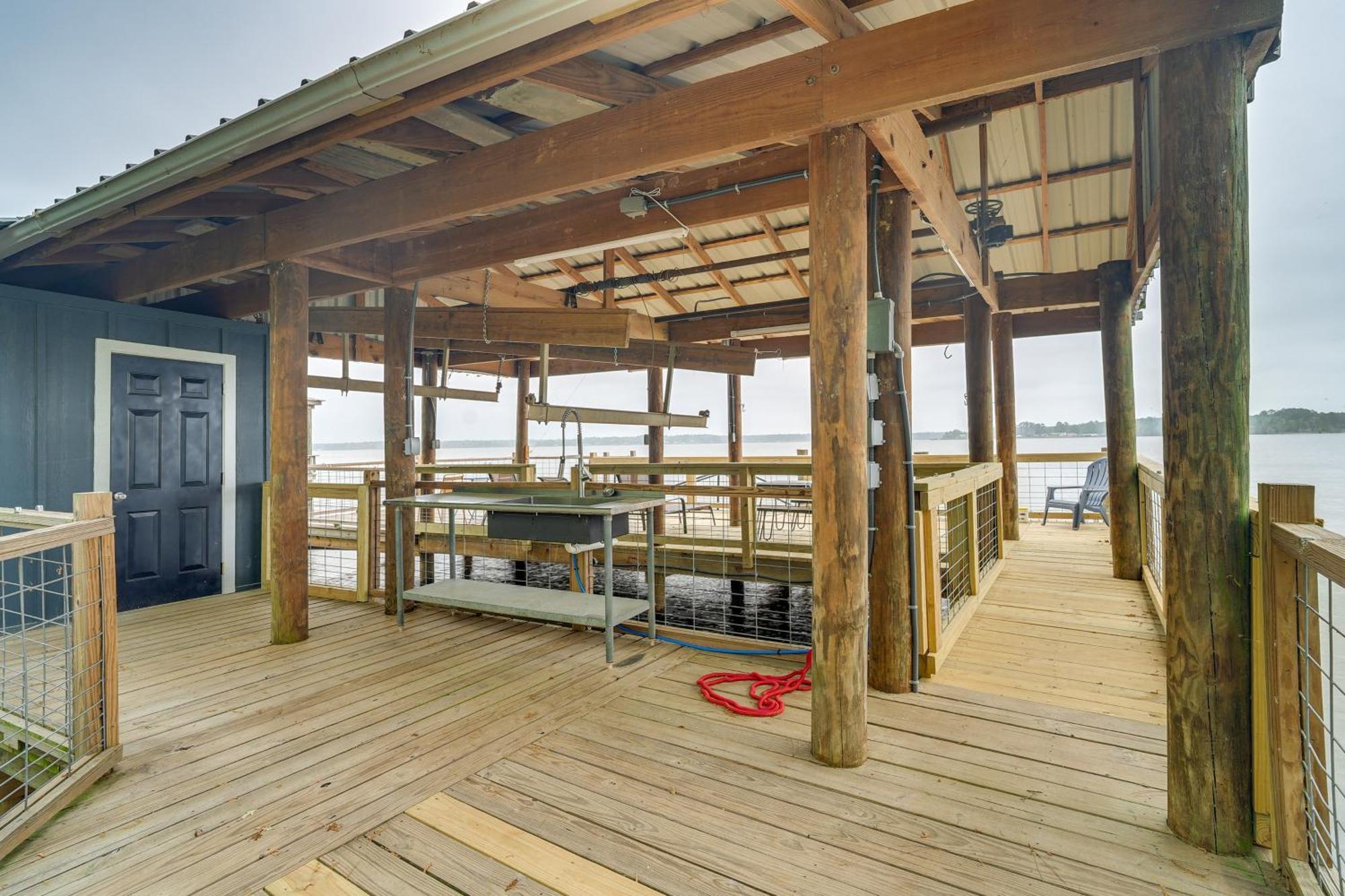 Villa Waterfront House On Toledo Bend With Private Dock! Alliance Esterno foto